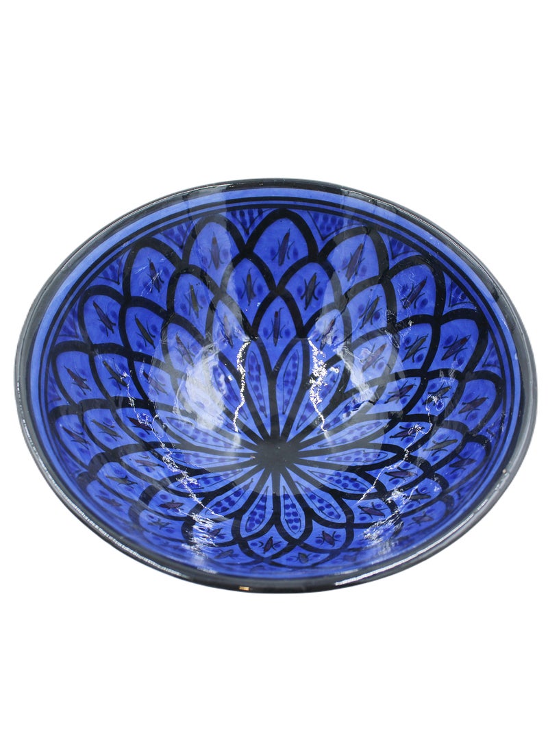 Moroccan Handmade Hand Painted Bowl 26 X 12 cm