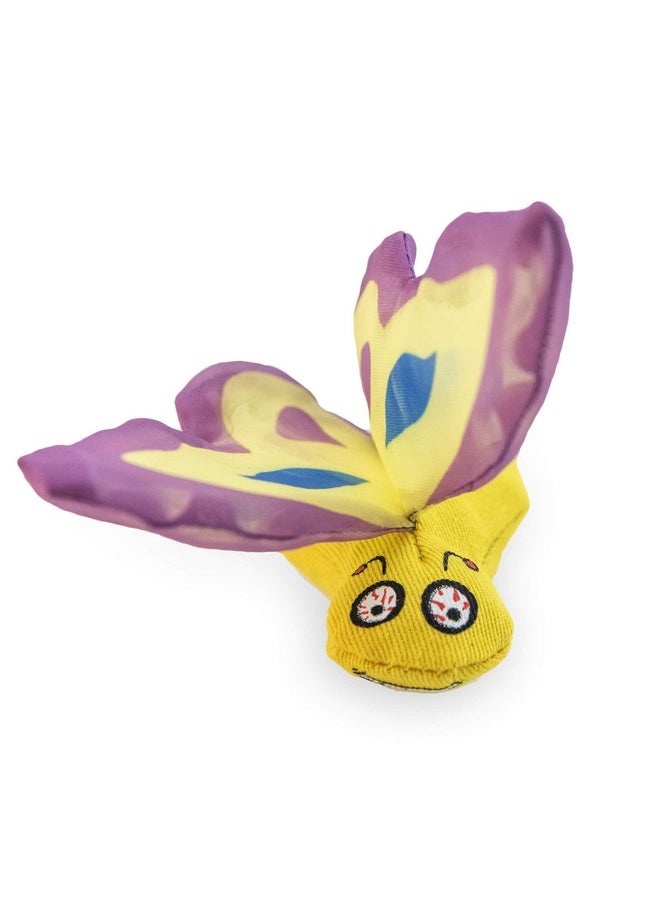 YEOWWW! Zhjdongtuo Organic Very Strong Crinkle Catnip cat Toy (1 x Purple L 6cm H 7cm)