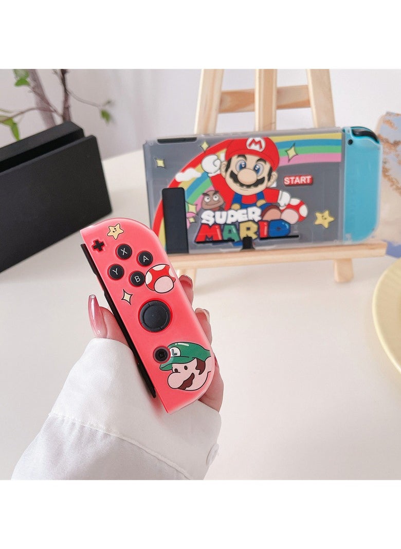 Designed for Nintendo Switch Case Switch Clear Case PC TPU for Girls Boys Kids Cute Kawaii Case Compatible Nintendo Switch Controller Carrying Cover