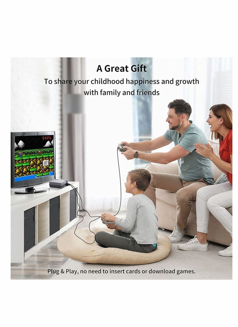 Classic Mini Retro Game Console, Built-in 620 Classic Games and 2 Classic Controller, Bring You Back to Childhood Memories
