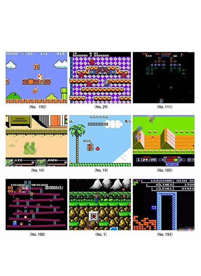 Classic Mini Retro Game Console, Built-in 620 Classic Games and 2 Classic Controller, Bring You Back to Childhood Memories