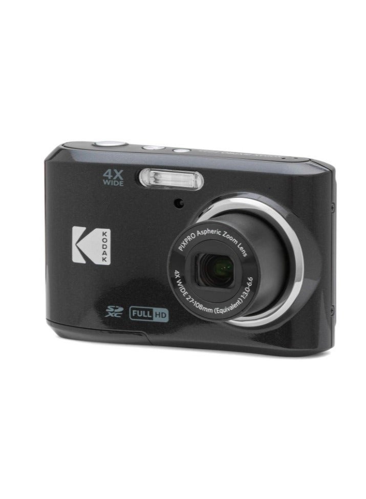 Pixpro Friendly Zoom FZ45 16MP Digital Camera with 4X Optical Zoom 27mm Wide Angle and 2.7 LCD Screen 1080p Full HD Video Vlogging Camera