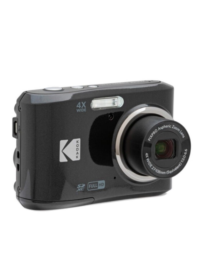 Pixpro Friendly Zoom FZ45 16MP Digital Camera with 4X Optical Zoom 27mm Wide Angle and 2.7 LCD Screen 1080p Full HD Video Vlogging Camera