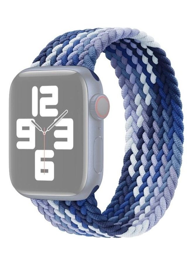 Replacement Watchband For Apple Watch Series 7 41mm/6 u0026 SE u0026 5 u0026 4 40mm/3 u0026 2 u0026 1 38mm Blueberry