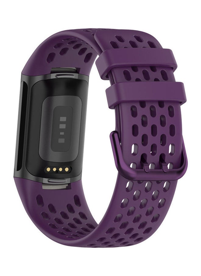Sport Replacement Band For Fitbit Charge 5 / Charge 6 Purple