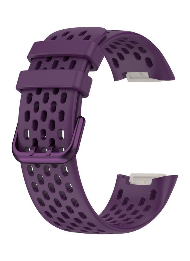 Sport Replacement Band For Fitbit Charge 5 / Charge 6 Purple