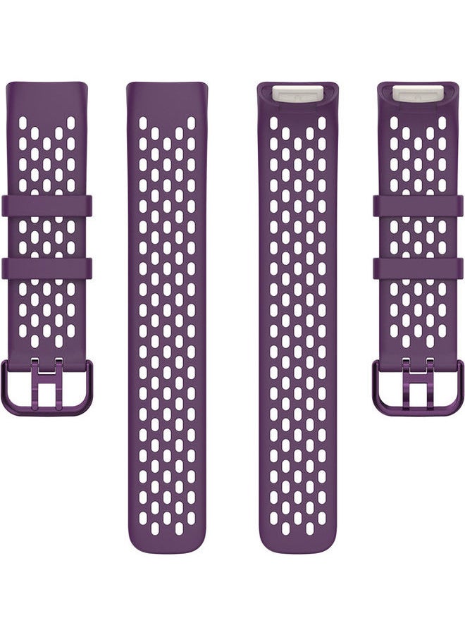 Sport Replacement Band For Fitbit Charge 5 / Charge 6 Purple
