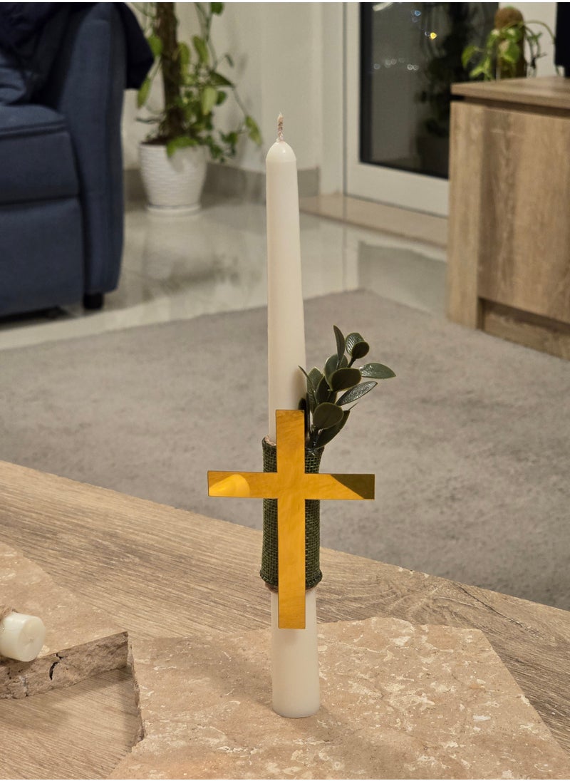 Palm Sunday Candle / Baptism Candle - ِE