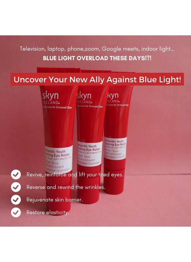 Icelandic Youth Cooling Eye Roller 15Ml Nourish Rejuvenate Eyes & Blue Light Protection