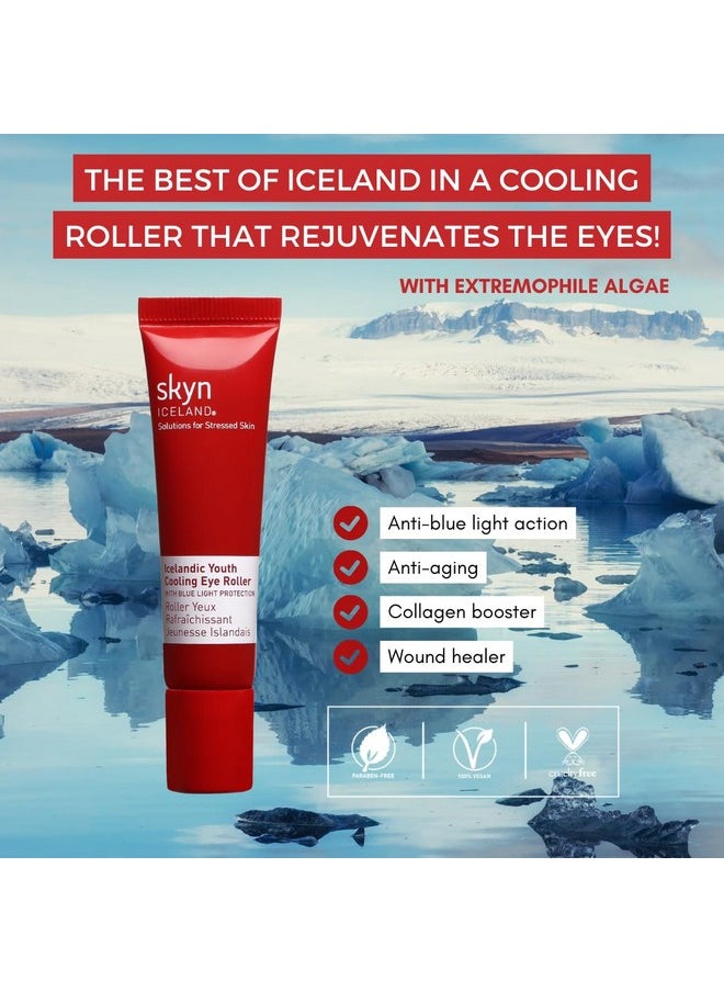 Icelandic Youth Cooling Eye Roller 15Ml Nourish Rejuvenate Eyes & Blue Light Protection