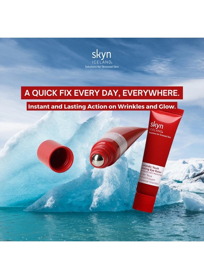 Icelandic Youth Cooling Eye Roller 15Ml Nourish Rejuvenate Eyes & Blue Light Protection