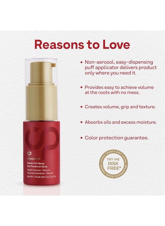 Colorproof Volume Hair Powder Spray 0.4 Fl. Oz. Talc Free Powder Texture Spray, Madagascar Vanilla Scent