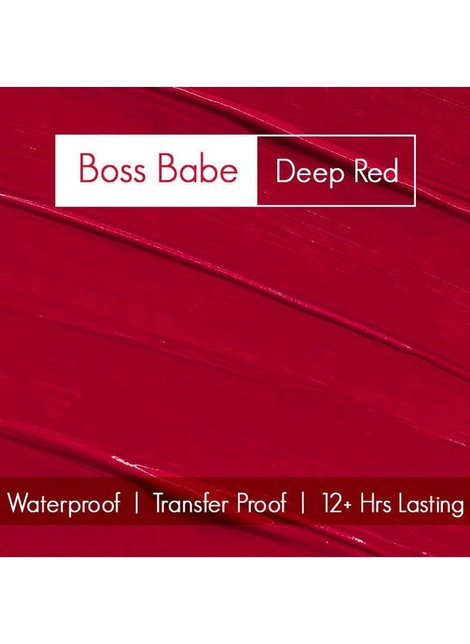 All Day Matte Waterproof, Transfer Proof, Mask Proof, 12H Liquid Lipstick - Boss Babe