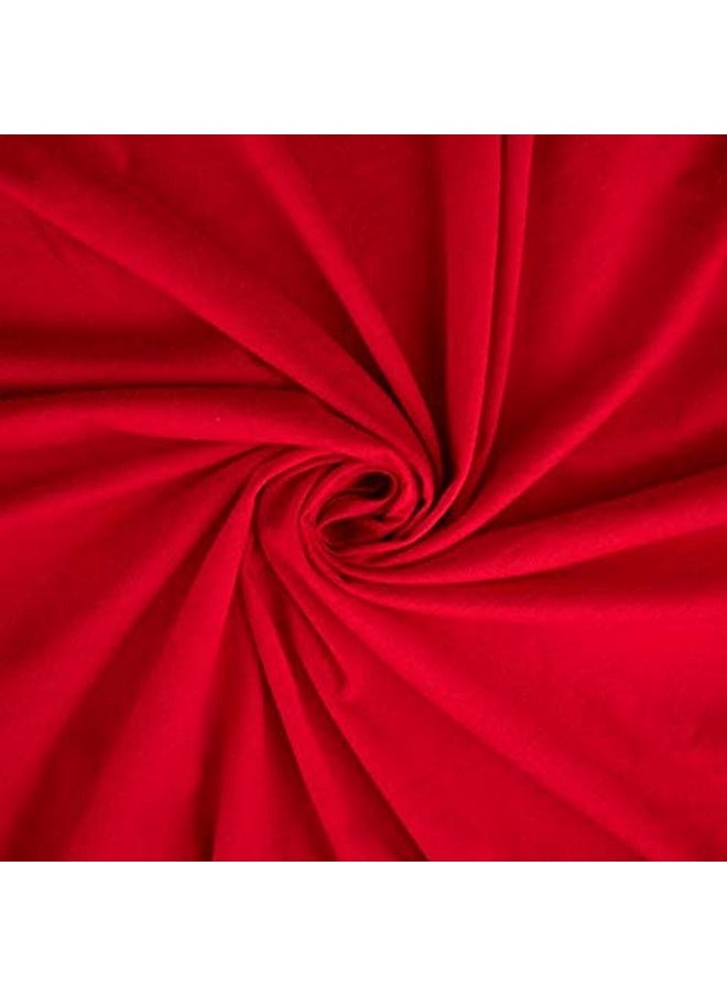 SheetWorld Fitted 100% Cotton Jersey Pack N Play Sheet Fits Graco Square Play Yard 36 x 36, Solid Red, Made in USA