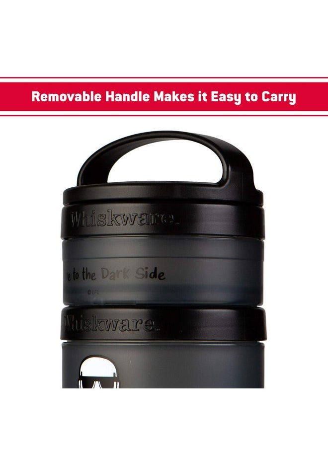 Whiskware Star Wars Stackable Snack Containers for Babies, Kids, and Toddlers, 3 Stackable Snack Cups for School and Travel, Formula and Cupholder Friendly, Stormtrooper and Darth Vader