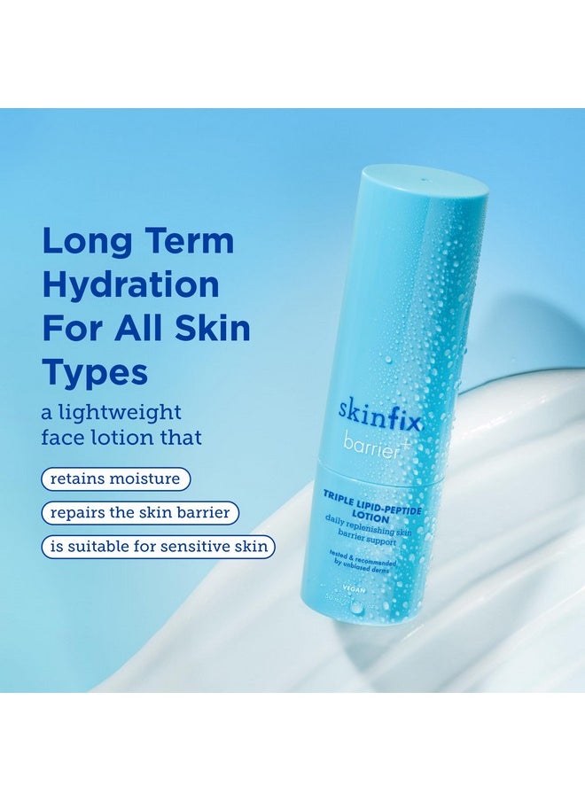 Skinfix Barrier+ Triple Lipid-Peptide Lotion: Lightweight, Hydrating Lotion To Help Rescue & Repair The Skin Barrier, 1.7 Fl Oz
