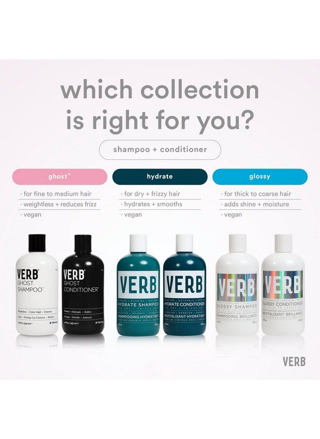 VERB® Hydrate Conditioner Detangles Dry and Frizzy Hair to Reduce Frizz and Add Moisture Hair, 12 oz