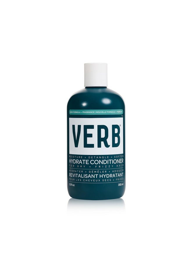 VERB® Hydrate Conditioner Detangles Dry and Frizzy Hair to Reduce Frizz and Add Moisture Hair, 12 oz