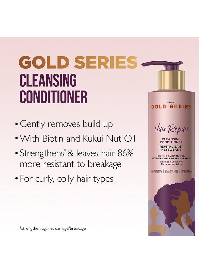 Pantene Pro-V Gold Series Hair Repair Cleansing Conditioner with Biotin, 9.1 fl oz