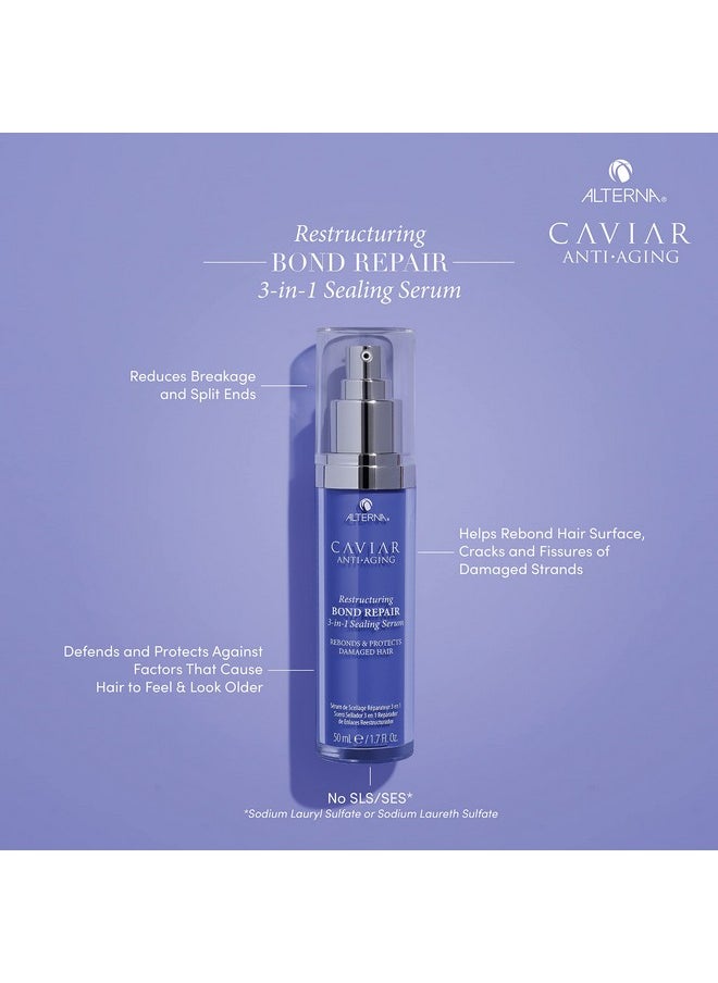 Caviar Anti-Aging Restructuring Bond Repair 3-In-1 Sealing Serum, 1.7 Ounce