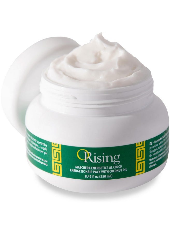 Orising Hydrating Hair Mask for Dry Hair - Made in Italy - Hair Treatment for Dry Damaged Hair - Virgin Coconut Oil & Oat Deep Conditioner for Dry Damaged Hair (8.45 Oz)
