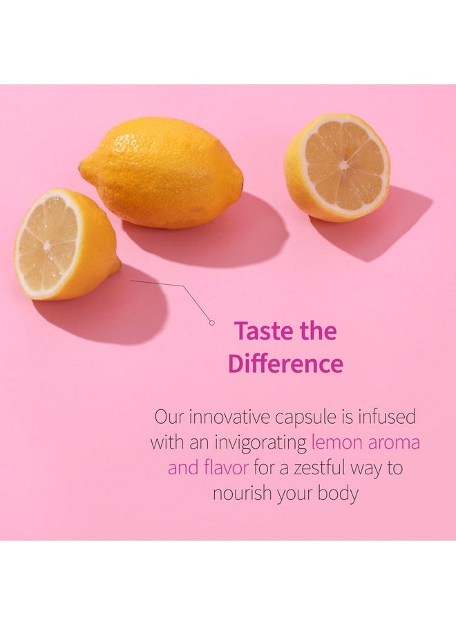 Garden of Life Women Hair Growth Supplement for Thicker Hair with Hyaluronic Acid, Silica, Biotin, Zinc, Selenium, Probiotics + Clinically Studied Keranat - 30 Lemon Capsules, Multivitamin for Men