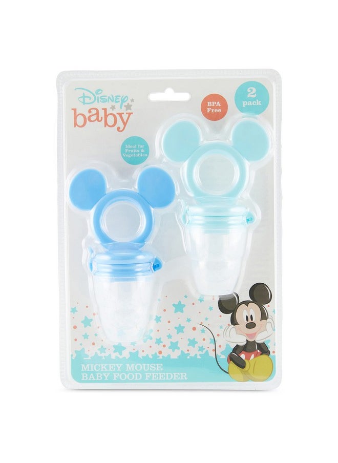 Mickey And Minnie Teether With Fruit Feeder - Safe And Durable Design For Soothing Your Baby'S Teething Pains