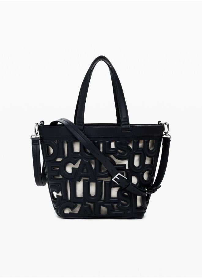 Small Perforated Letters Bag