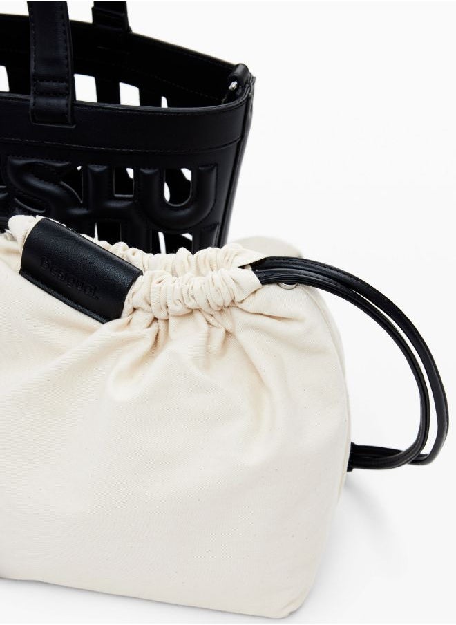 Small Perforated Letters Bag