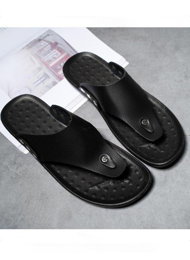 Men's Stylish EVA Flip Flop Sandals - Men's Casual Flat Sandals - Soft And Comfortable Flip Flops Perfect For Keeping Feet Cool Size 42 - Indoor And Outdoor Beach Fashion Essentials