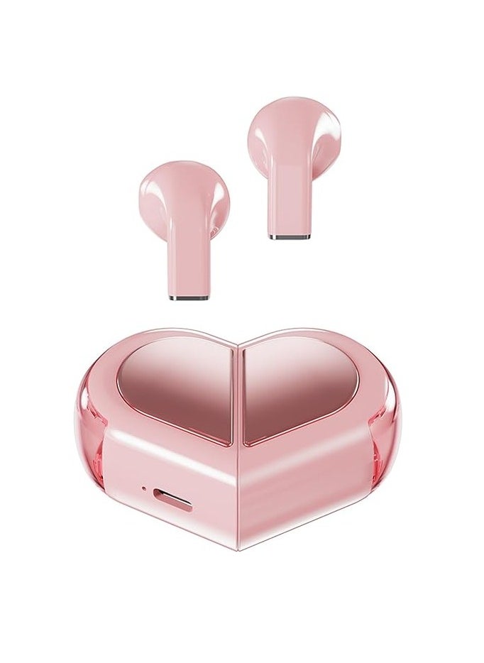 Heart Shaped Wireless Earbuds are cute mini invisible wireless bluetooth earbuds for girls and boys