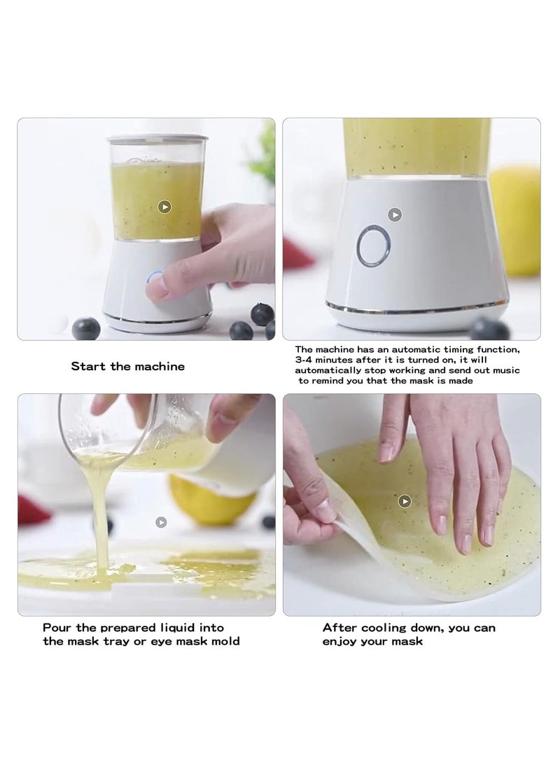 Face Cream Maker DIY Face Mask Maker, Natural Fruit and Vegetable Mask Making Machine Skin Care Beauty Tools Automatic Timing Function
