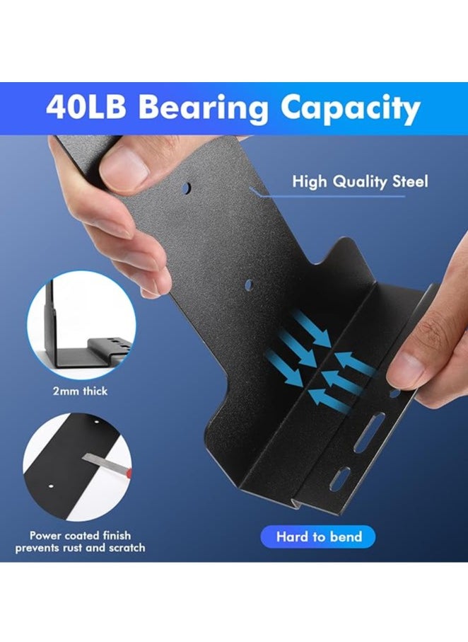 PS5 Wall Mount Playstation 5 Wall Mount Rugged Steel Wall Mount for Playstation 5 Disc and Digital Edition 5-in-1 PS5 Wall Mount Controller Stand Headset Hanger PS5 Accessories