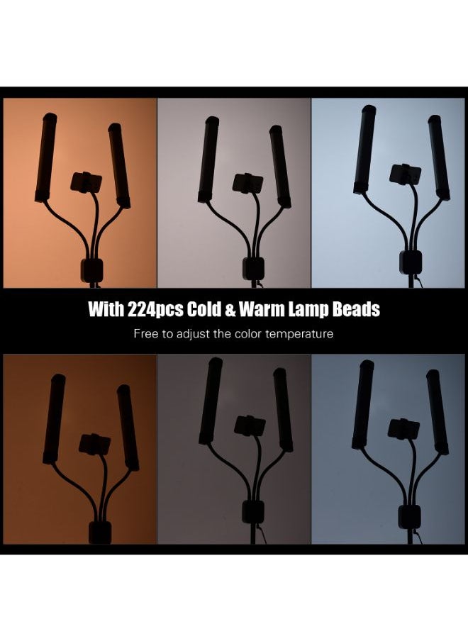 LED Dual-Arm Video Light White/Black