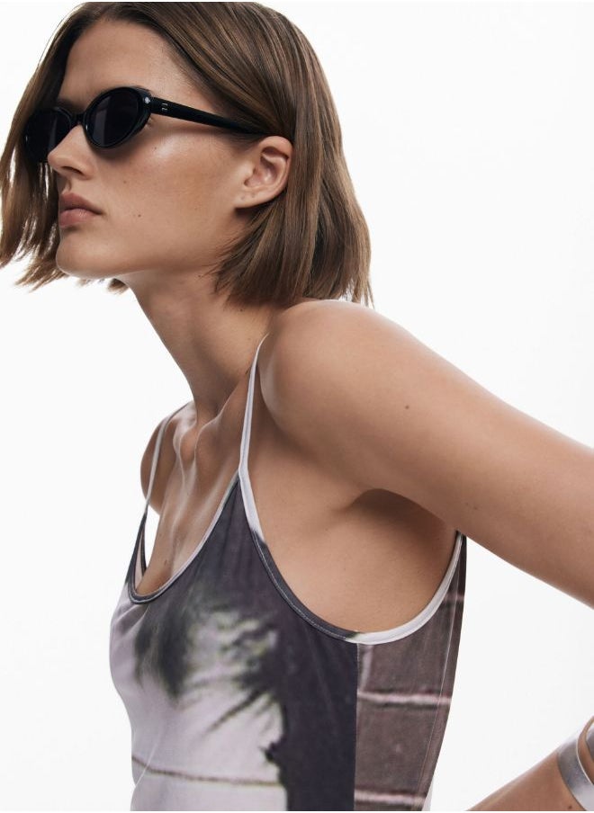 Urban Landscape Slip Dress