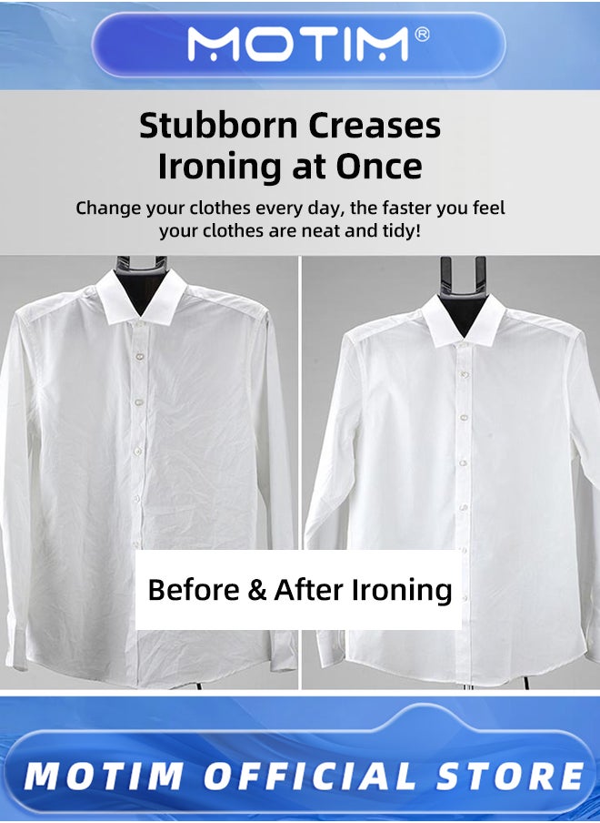 2000W Garment Steamer With Height Adjustable Ironing Board 40 Second Heating Time Heat Insulated Steam Hose(Pink)