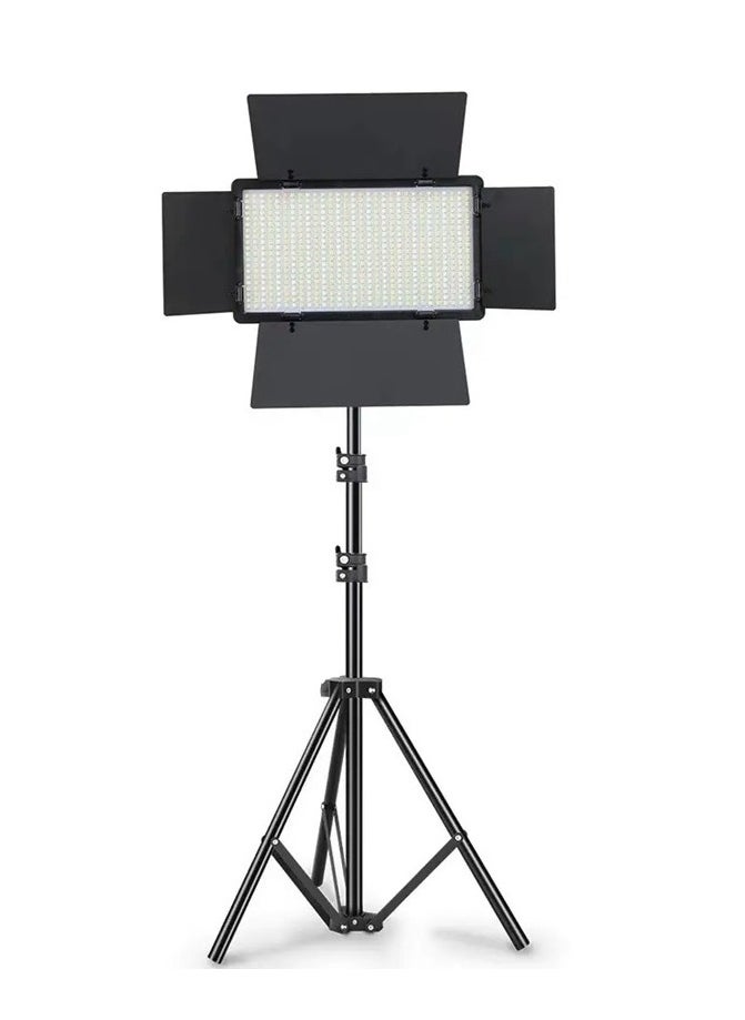 3200K-6500K 600 LED Video Light Pro Photography Lamp Large Light Board for Studio Makeup TikTok Vlog