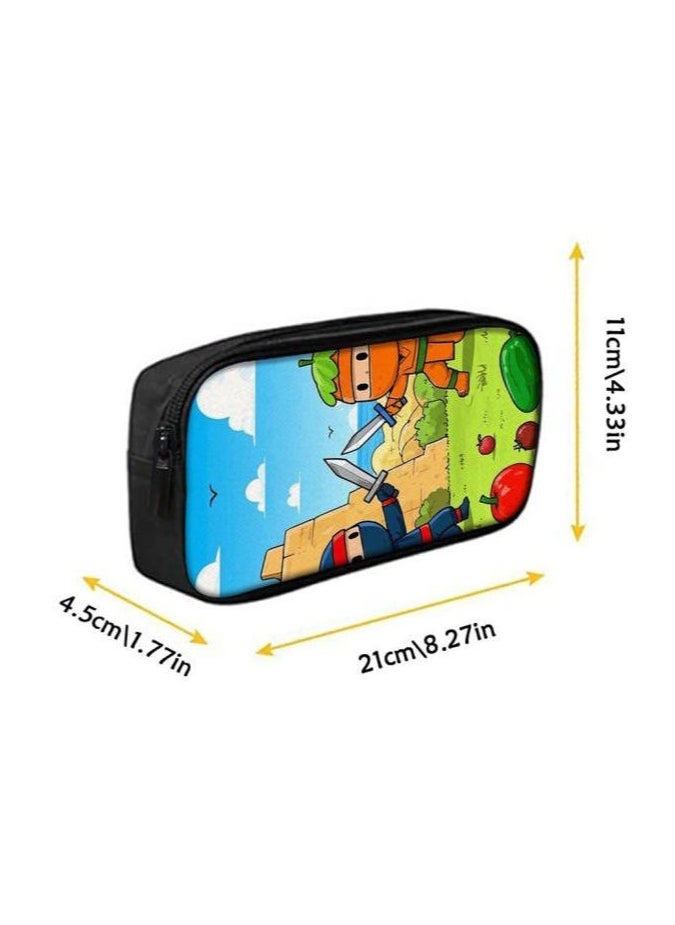 Cartoon three-piece schoolbag with front pocket - 142