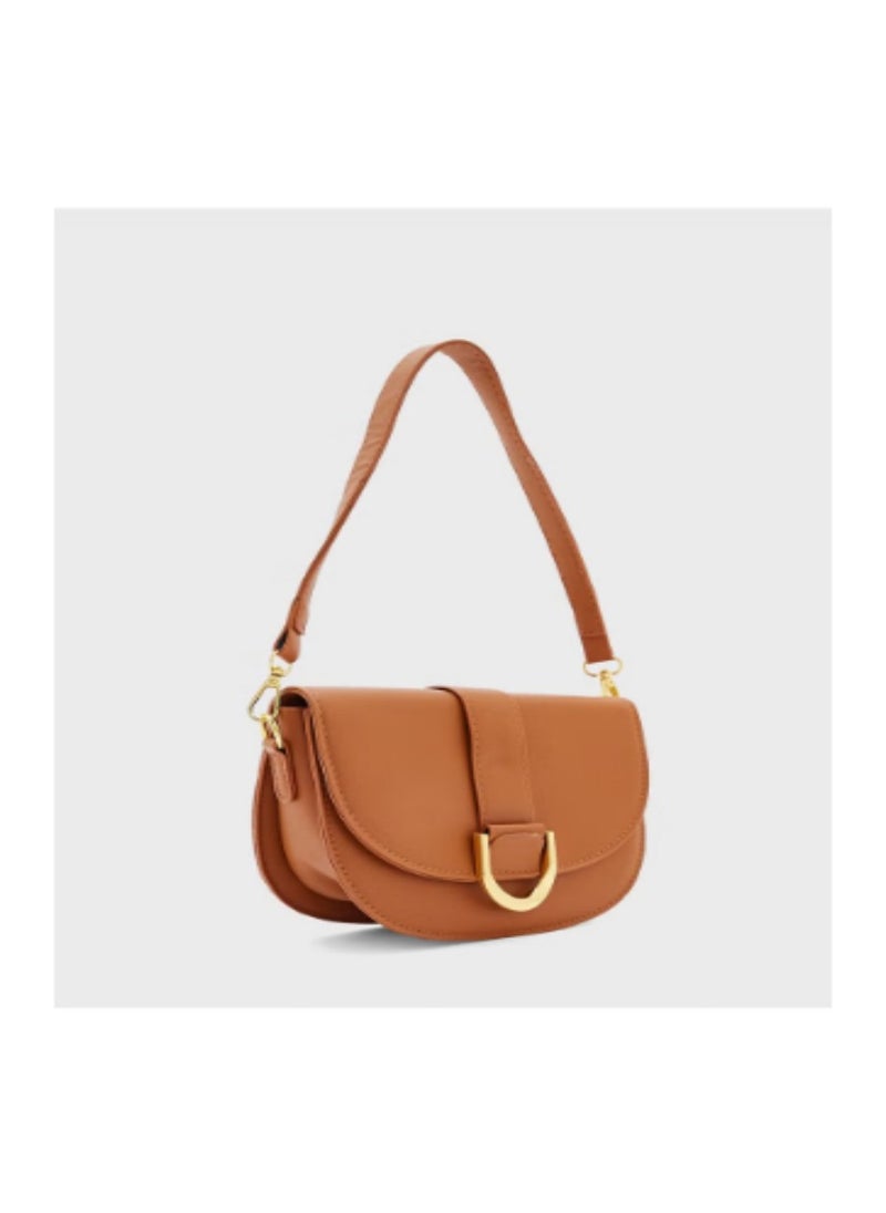 Metal Trim Crossbody Bag