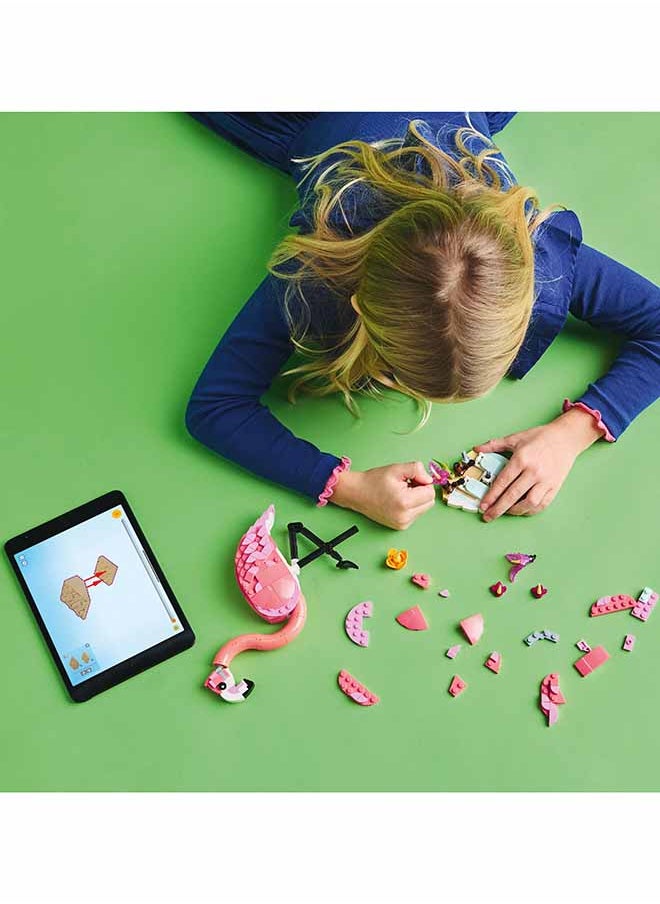 Creator 3in1 Wild Animals: Pink Flamingo Toy - Transforms into a Cockatoo Parrot Figure or Axolotl - Creative Building Set for Kids, 8+ Year Old Boys & Girls - Birthday Gift - 31170 (288 pieces)
