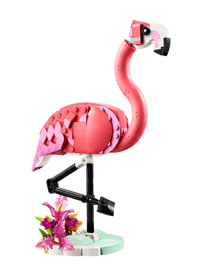 Creator 3in1 Wild Animals: Pink Flamingo Toy - Transforms into a Cockatoo Parrot Figure or Axolotl - Creative Building Set for Kids, 8+ Year Old Boys & Girls - Birthday Gift - 31170 (288 pieces)