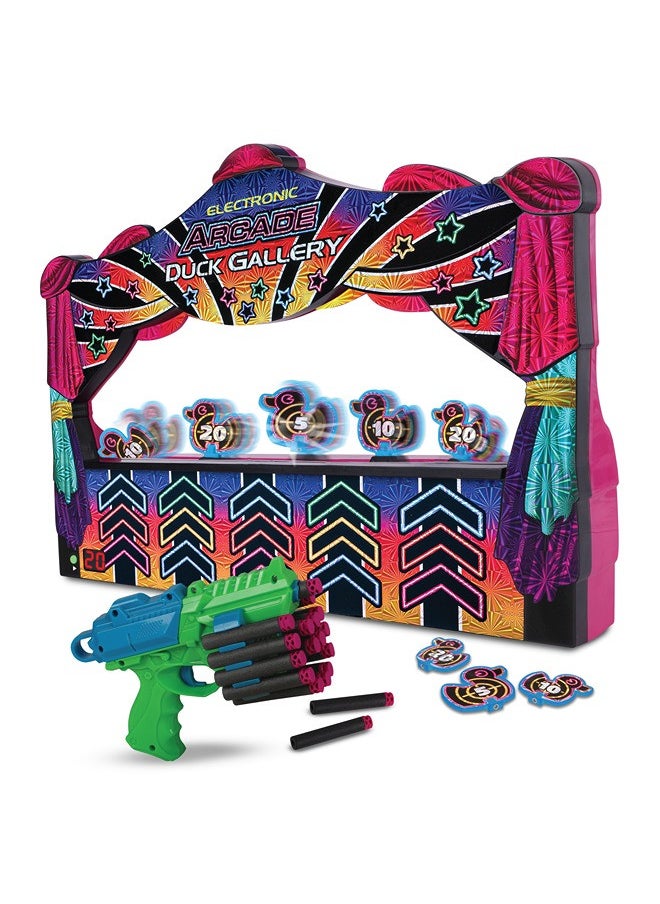 Electronic Arcade Duck Shooting Gallery (Hyper Neon Black Series)