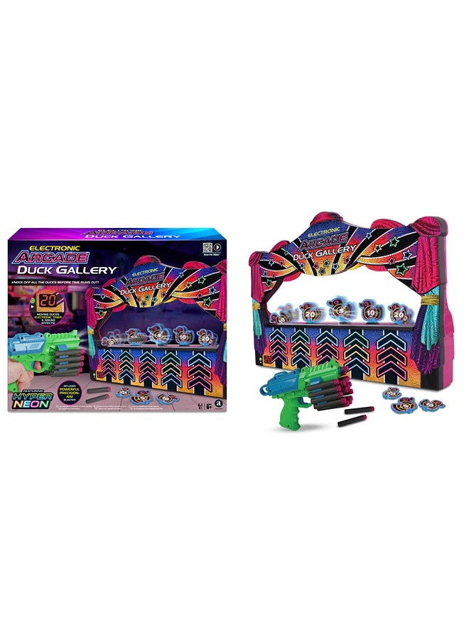 Electronic Arcade Duck Shooting Gallery (Hyper Neon Black Series)