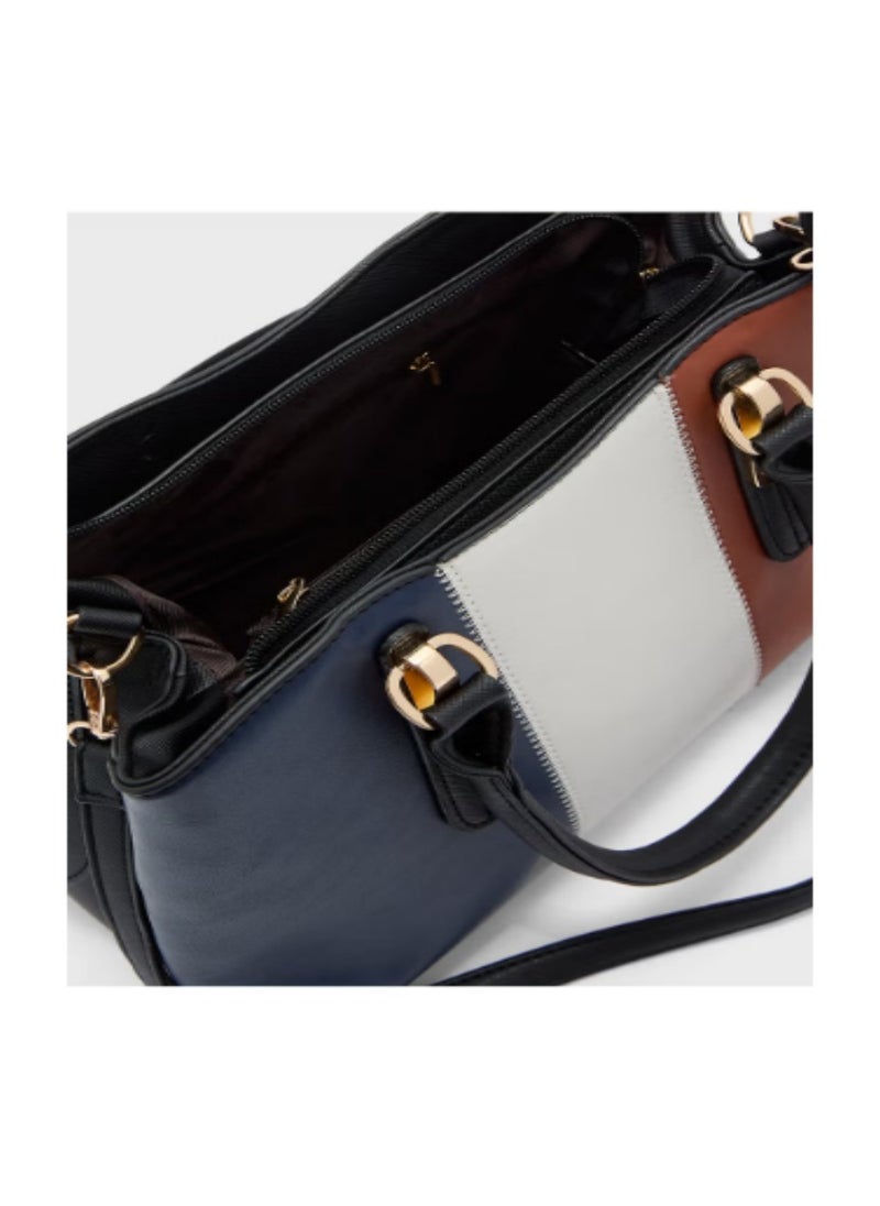 4 In 1 Handbag Set With Tote, Crossbody, Pouch And Cardholder