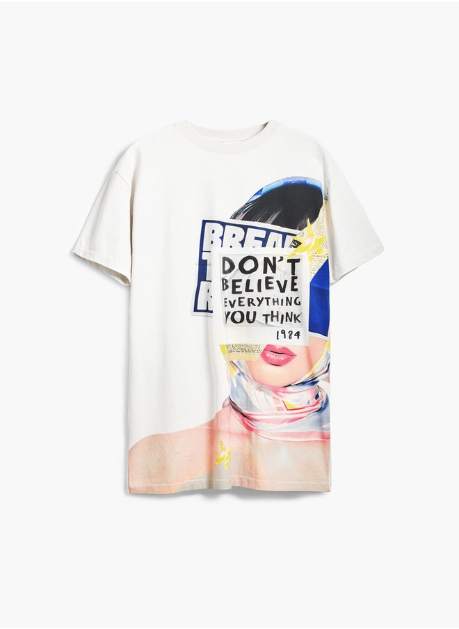Graphic Print Dress