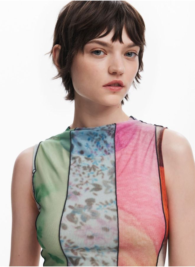 Panel Mini Dress