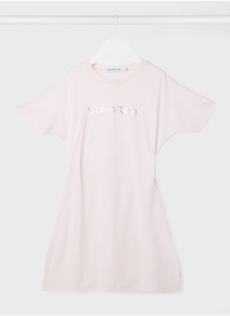 Kids Institutional Logo Dress