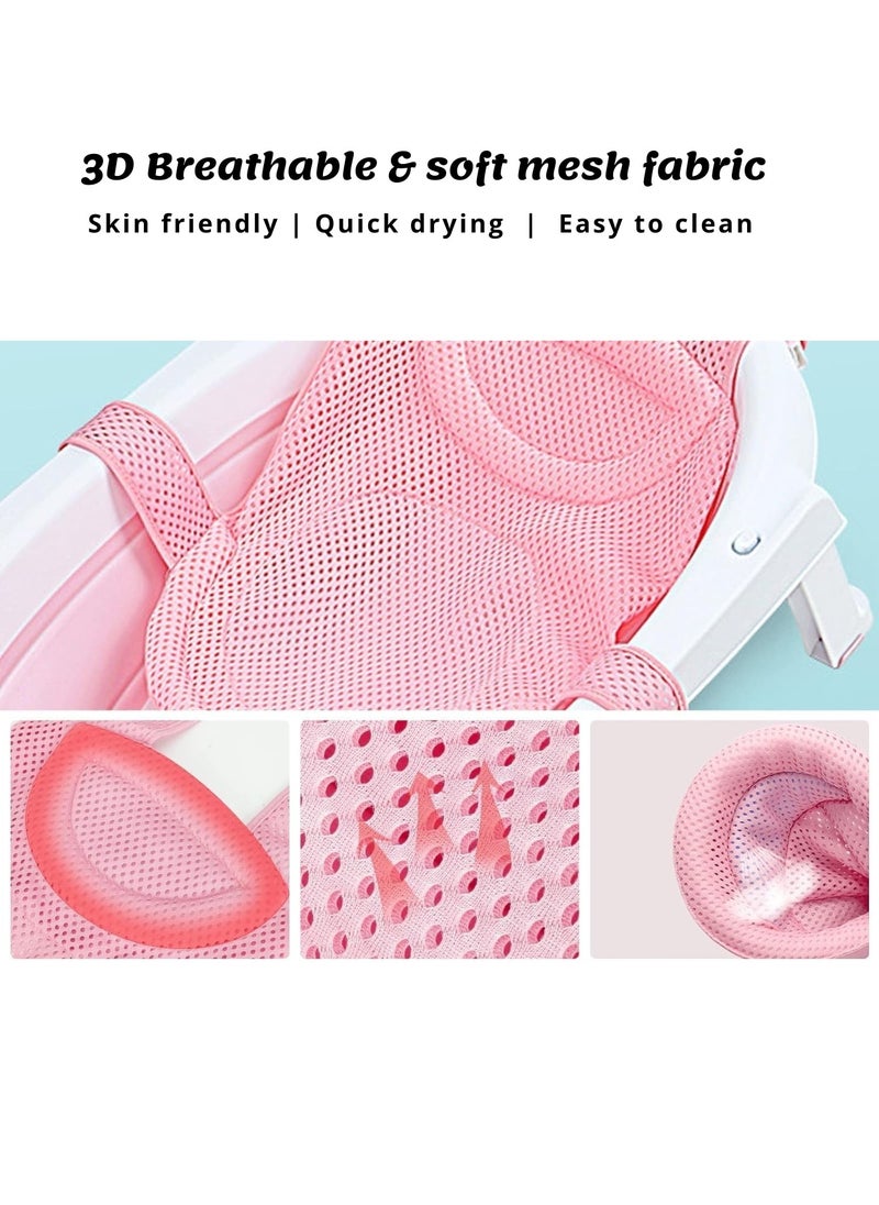 Soft Baby Bath Cushion - Polyester Bathing Support for Babies - 64x55cm, Easy Care
