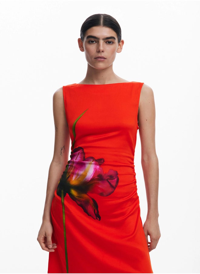 Orchid Asymmetrical Dress