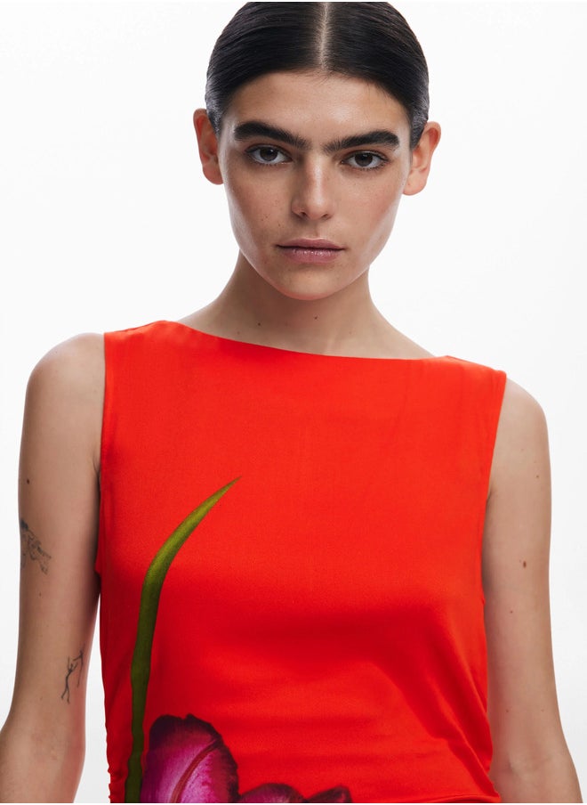 Orchid Asymmetrical Dress